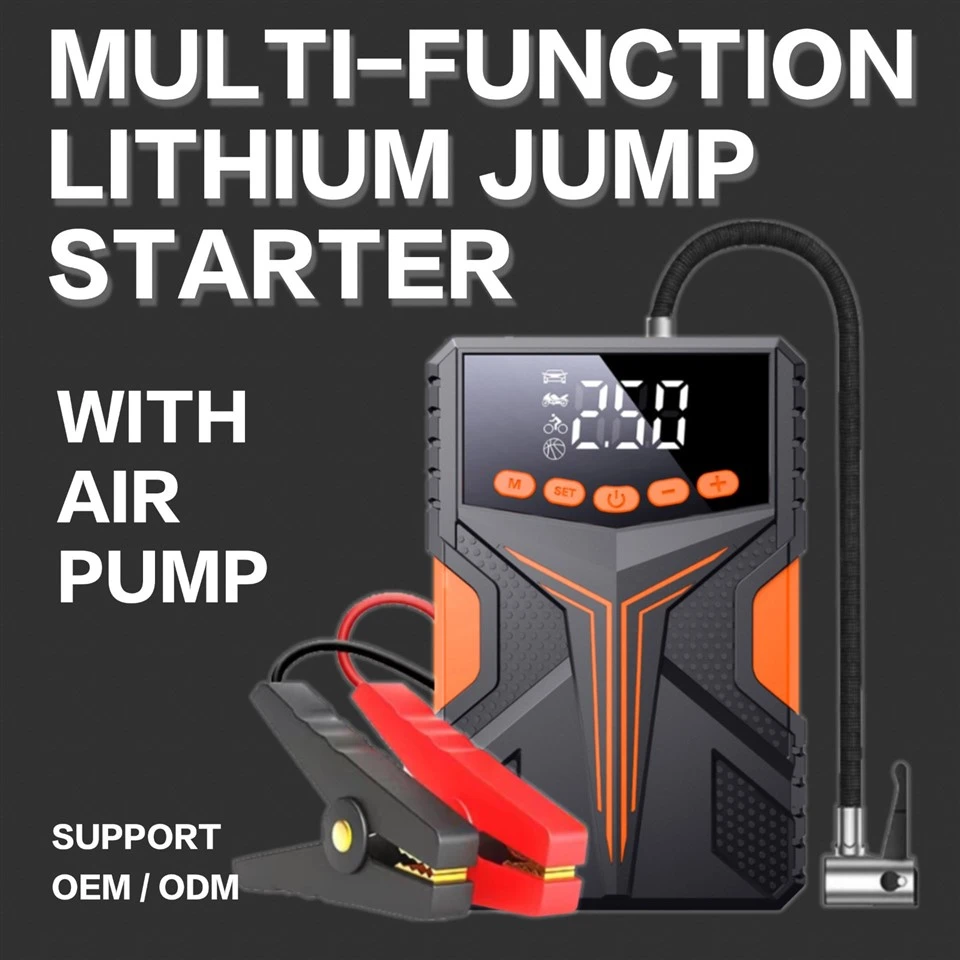 Jump Starter With Air Pump